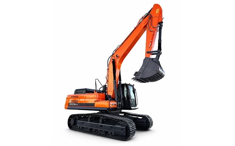 The Ultimate Hard-Rock Crusher for Mine! DX370PC-9 35.6-ton CAVATOR perfectus est solutio omnium quaestionum 